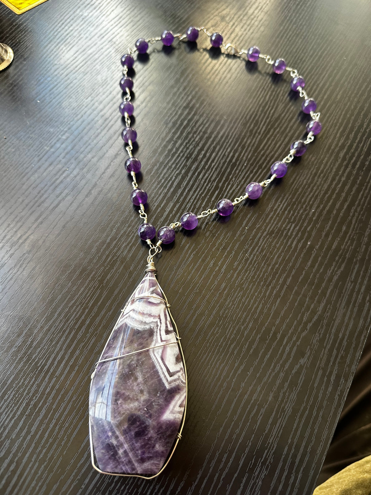 Purple Flame - Amethyst Necklace